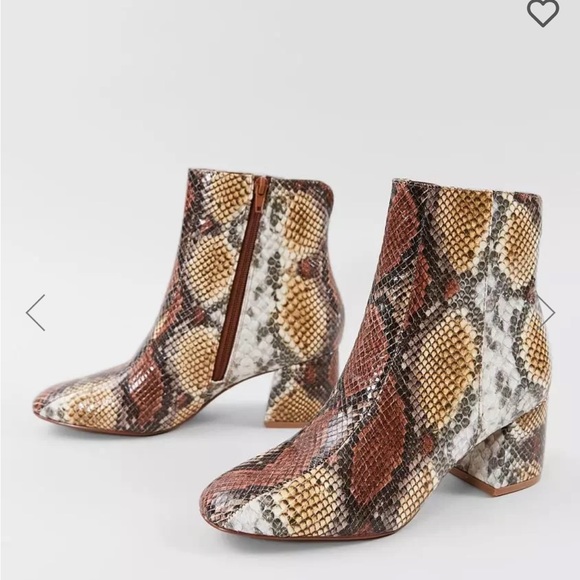 Chinese Laundry Davinna Faux Snakeskin Ankle Boot - Picture 2 of 8